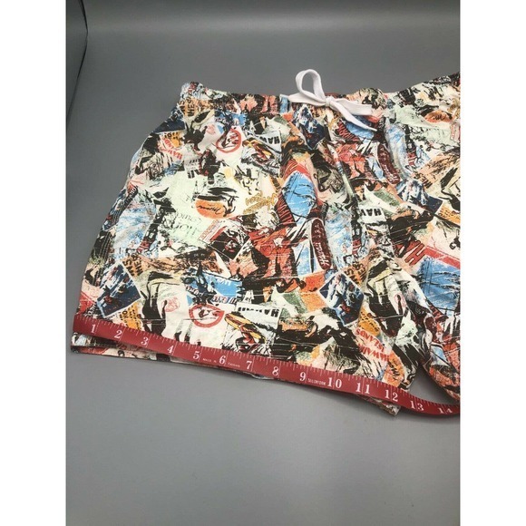 Boardshorts 14'' Length Surfer Hawaiian Size 30 in - Picture 8 of 10